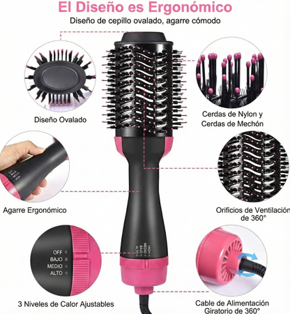 DivinaTech™ | ¡Secado de Peluquería, Alisado y Volumen en Casa!