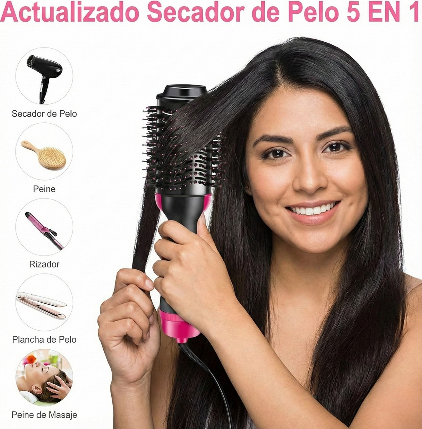 DivinaTech™ | ¡Secado de Peluquería, Alisado y Volumen en Casa!